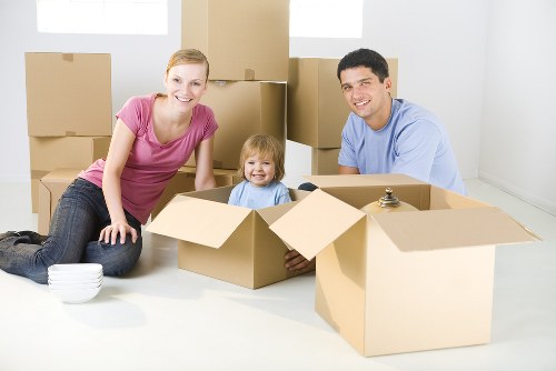 Removal team planning a flat move in Balham