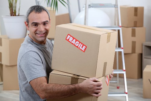 Moving van outside a Balham residential property