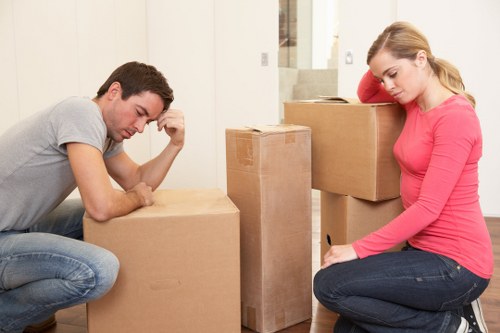 Movers planning access for a flat with stairs in Balham