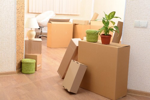 Moving van loaded for a Balham home relocation