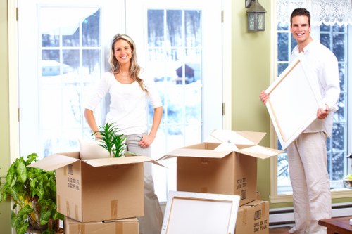 Careful furniture loading during a same day move in Balham